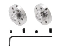 Oem Pololu universali aliumininė montavimo stebulė 8mm velenui M3 skylės - 2 vienetai