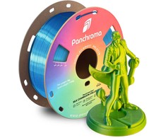 Polymaker Panchroma PLA DUAL SILK plastikas - Chameleon Geltona-Mėlyna