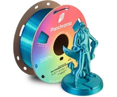 Polymaker Panchroma PLA DUAL SILK plastikas - Caribbean Sea Mėlyna-Žalias