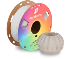 „Polymaker Panchroma PLA“ matinis popierius 1,75 mm, 1kg – medvilnė Baltas