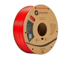 Plastikas Polymaker PolyLite ABS - 1.75mm - 1kg - Raudonas