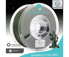 Polymaker PolyLite PLA - 1kg - 1.75mm - Sparkle Dark Žalias