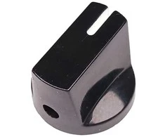 Oem Potenciometro rankenėlė - ašis 6 mm - aukštis 17 mm - Raudona rankenėlė 1 vnt