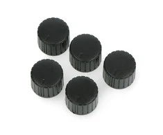 Oem Potenciometro rankenėlė GC20 juoda - 6/20mm - x5
