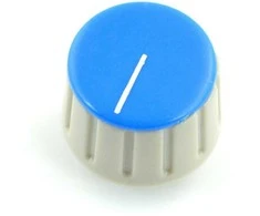 Oem Potenciometro rankenėlė GS18 pilkai mėlyna - 6/18 mm