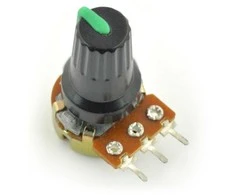 Oem Potenciometro rankenėlė RCL14 žalia - 6/14mm - 5 vnt.