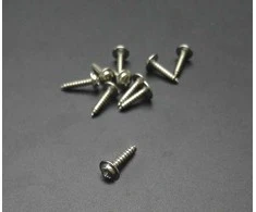 Oem Poveržlės varžtas 2.3x8mm - Lakštinio metalo varžtas - 10 vnt - plokščia galvutė - PWA2.3X8X5