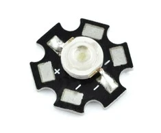 Oem Power LED Star 1W - geltonas su radiatoriumi
