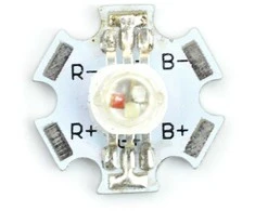 Oem Power LED Star 3W - RGB su radiatoriumi