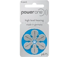 Bateria POWER ONE VARTA PR44/675 ausinių baterijos, 6 vnt./dėžutėje