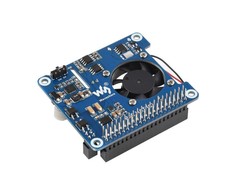 Power over Ethernet HAT (C), PoE ir 802.3af/at maitinimo priedėlis, skirtas Raspberry Pi 3B+/4B, Waveshare 1944