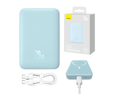 Powerbank Baseus Magnetic Mini 10000mAh 20W MagSafe - mėlynas