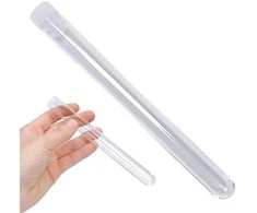 Oem PP plastikinis mėgintuvėlis 15x150mm su kamštiniu kamščiu