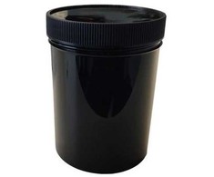 Oem PP prisukamas indas – 500 ml – juodas – apvalus