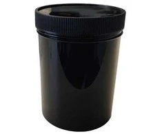 Oem PP prisukamas indas – 500 ml – juodas – apvalus