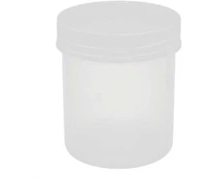 PP užsukamas indelis - 500 ml - pusiau permatomas - apvalus