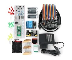 Pradinis rinkinys su Raspberry Pi Pico W su jungtimis