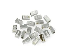 LANBERG PLS-6020EZ kištukas RJ-45 FTP CAT6 8P8C 20PCS praėjimo latakas
