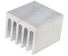Oem Presuotas aliuminio radiatorius - 13x13x10mm sidabrinis - aušinimo radiatorius