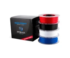 PrimaCreator EasyPrint PLA Value Pack Standard – 1.75mm – 4 x 500g (iš viso 2kg) – baltas, juodas, raudonas, mėlynas