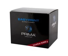 PrimaCreator EasyPrint PLA Value Pack Standard – 1.75mm – 4 x 500g (iš viso 2kg) – baltas, juodas, raudonas, mėlynas