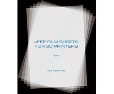 PrimaCreator nFEP plėvelės lakštai 3D spausdintuvams - 140x200mm - 3 pakuotės