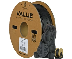 PrimaCreator PrimaValue PLA+ 1.75 mm 3kg - Matte Juodas