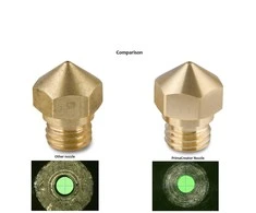 PrimaCreator RepRap M6 skirtingų dydžių žalvariniai antgaliai 3mm - 4 vnt