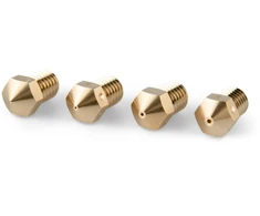 PrimaCreator RepRap M6 žalvariniai antgaliai 3mm - 0.4mm - 4 vnt