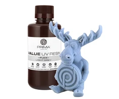 PrimaCreator Value Flex UV derva - 500ml - Šviesiai pilka