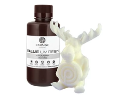 PrimaCreator Value Tough UV derva (kaip ABS) - 500ml - Balta