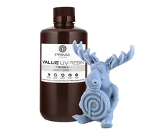 PrimaCreator Value Tough UV derva (kaip ABS) - 1000ml - Šviesiai pilka