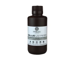 PrimaCreator Value vandeniu plaunama derva 3D spausdintuvui 500ml - šviesiai pilka