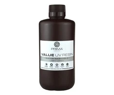 PrimaCreator Value vandeniu plaunama UV derva - 1000ml - Šviesiai pilka