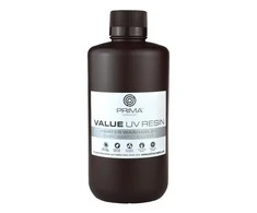 PrimaCreator Value vandeniu plaunama UV derva - 1000ml - Chromatic Sidabrinis