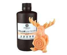 PrimaCreator Value vandeniu plaunama UV derva - 1000ml - Skin