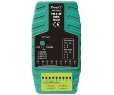 Proskit PoE ir LAN tinklų kabelių testeris, RJ11/RJ12/RJ45, Pros'sKIt