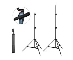 Puluz fotostudijos fono palaikymas 2x3m + fonai 3 vnt, PKT5205