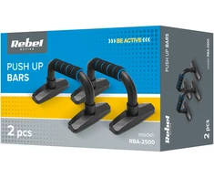 Push-up rankenos, 2 rinkinys, REBEL ACTIVE