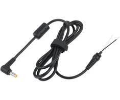 QUER 5.5/2.5 (18.5V/3.8A) stačiakampis maitinimo kištukas su laidu, skirtas montuoti Rebel