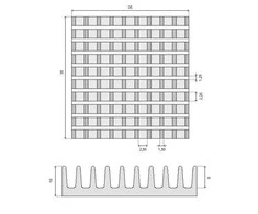Oem Radiatorius RAD21 35x35x10mm