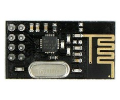 Oem Radijo modulis nRF24L01+ 2.4GHz - THT siųstuvas/imtuvas - juodas