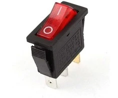 Oem Raktinis jungiklis KCD3-101N - ON/OFF - 16A - 220V - 3 PIN