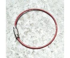 Oem Raktų pakabukas – raudonas – Pakabukas – Prisukamas plieno raktų pakabukas – 15cm