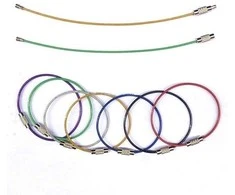 Oem Raktų pakabukas – violetinė – pakabukas – prisukamas plieno raktų pakabukas – 15 cm