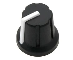 8690# Oem Rankenėlė N-1 velenui 6mm 16mm juoda/balta