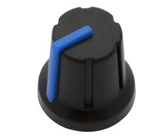 8653# Oem Potenciometro rankenėlė N-1 ašis 6mm 16mm mėlyna