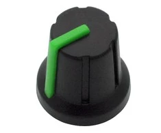 8688# Oem Rankenėlė 6mm velenui juoda/žalia