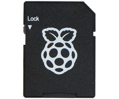 Raspberry Micro SD atminties kortelė 32 GB 100 MB/s A2 klasė su Raspberry Pi OS – su adapteriu ir dėklu