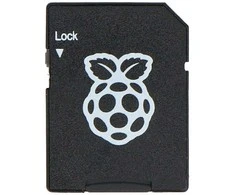 Raspberry Micro SD atminties kortelė 64GB 100MB/s A2 klasė su Raspberry Pi OS – su adapteriu ir dėklu